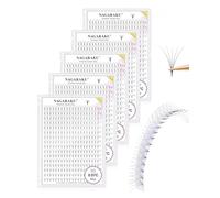 NAGARAKU 5er Pack 5D Premade Fans 320 Fans 0.07 C 9-14mm Volume Russo