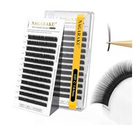 NAGARAKU Camelia Ciglia 3 Fan Multi-lunghezze con Colla Wispy Spike Premontate Volume Morbide Naturali Leggere Easy Fans Manga Nere per Estensioni Delle Ciglia Finte Effetto Bagnato (0.07 C 7-8-9）