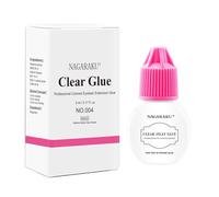 NAGARAKU Colle d'extension de cils éclair de qualité supérieure 1-2 s Séchage rapide/rétention 30-45 jours/5 ml Volume Adhésif pour cils/ (2s Clear Glue)
