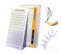 NAGARAKU Comic Fairy Ciglia 84 Fans Ventagli YY e Clover Blend Ventagli Leggeri Modellazione Monoblocco Non Richiede Sigillante Morbido Base Piatta e Punta Affilata Facile da Applicare (0.07 D 14mm)