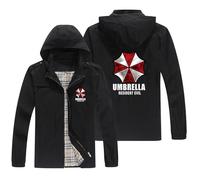 NAGBCTY Felpa da uomo con cappuccio e stampa Resid.ent evil, giacca felpa da uomo con tasche, cardigan felpa slim fit a manica lunga casual(Multicolor 4,XL)