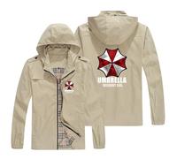 NAGBCTY Felpa da uomo con cappuccio e stampa Resid.ent evil, giacca felpa da uomo con tasche, cardigan felpa slim fit a manica lunga casual(Multicolor 5,L)