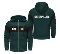 NAGBCTY Felpa Uomo Cappuccio Ca.TER-Pillar, Giacca con Zip Manica Lunga, Felpe a Manica Lunga Cappotti Adolescenti Regalo(Multicolor 6,XL)