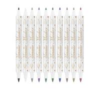 Nagel Marker Stifte Set 10 Stück Schnell Trocknende Feine Spitzen Praktische Maniküre Design Tools Kreative Linien Präzise Muster Ausdrucksstarke Anwendungen Zuhause Salon | for Zeichn