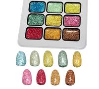 Nagel Patting Gel Palette 9 Colori Cosmetici Unghie