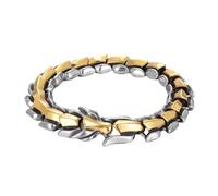 Nagelschmuck Manschettenarmband für Männer, Vintage-Armband mit Drachenmotiv, Geburtsjahr, Hip-Hop, Punk-Metall, golden, trendiges Geschenk für Vater und Herrensolaruhr Lederarmband (G, One Size)