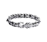 Nagelschmuck Manschettenarmband für Männer, Vintage-Armband mit Drachenmotiv, Geburtsjahr, Hip-Hop, Punk-Metall, golden, trendiges Geschenk für Vater und Herrensolaruhr Lederarmband (C, One Size)