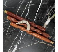 Nagina International aluminum & ottone decorativo | Full size bastone da passeggio in palissandro per uomini e donne