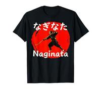 Naginata Arti Marziali Giapponese Aste Retro Budo Koryu Maglietta