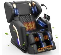 NAGLIFOR Poltrona Massaggiante,Poltrona Reclinabile con Massaggio Completo a 14 Rulli, 9 Airbag, Riscaldamento Gambe e vita,Massaggio ai Piedi, Controllo Tramite Smartphone,Altoparlante Bluetooth