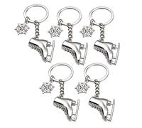 Nagoyuki Confezione da 5 Pattini da Ghiaccio con di Neve Regalo 3D per Scarpe da Pattinaggio per Il Regalo d'inverno