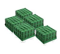 Nagoyuki Portafiori a Gabbia in Schiuma Floreale da 5 Pezzi con Schiuma Floreale e Ventosa per Centrotavola Matrimonio Composizione Floreale