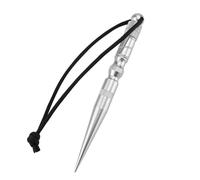 Nagoyuki Strumenti di paracord, ferri per lacci, strumenti in paracord, tessitura fai da te, lacci, aghi da cucito e strumento lisciante, durevole, facile da usare, argento