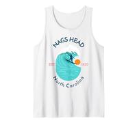 Nags Head North Carolina Surf Souvenir Canotta