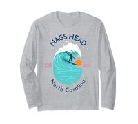 Nags Head North Carolina Surf Souvenir Maglia a Manica