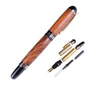 NAGU Churchill - Kit penna stilografica cromata, accessori fai da te per la lavorazione del legno (1 kit di penna)
