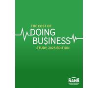 Nahb Business Management & Informat The Cost of Doing Business Study (Tascabile)
