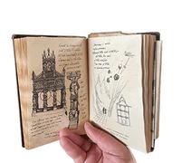 NAHEY Indiana Jones - Diario del Sacro Graal Prop - Agenda cinematografica, 235 pagine, vintage, creativo