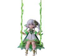 Nahida on Swing Cartoon Game PVC Action Figure Statues Model Nahida Anime Character Collection Cake Topper Decoration 9''