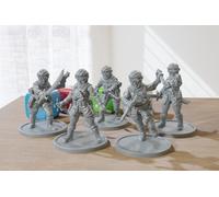 Nahkampf Deserti Raiders - 3D-gedruckte Minis - Postapokalyptisch/Sci -fi