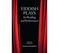 Nahma Sandrow Yiddish Plays for Reading and Performance (Copertina rigida)