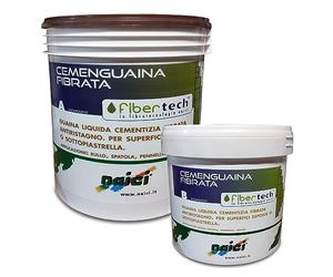Naici Cemenguaina Fibrata Guaina Liquida Bicomponente Cementizia Fibrorinforzata Grigio Scuro - Composizione Predosata B Kg 20