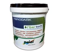 Naici guaina liquida fibrorinforzata bituminosa antiradice FIBRODARK 20 kg