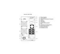 Naicon Srl UPS Mission 3000VA 2700W On Line Con Display LCD EL-MISSION3000VS