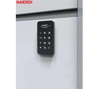 NAIERDI Smart Cabinet Lock Password serratura del cassetto serratura a camma senza chiave di sicurezza a combinazione nera per armadietto scolastico, armadietto da palestra, armadietto