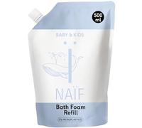 Naïf - Bagnoschiuma Nutriente - Confezione di Ricarica - Bagnoschiuma per Bambini con Olio di Semi di Cotone- con Ingredienti Naturali - Vegano - Senza Microplastiche e Oli Minerali - 500ml