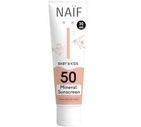 Naif Baby & Kids Mineral Sunscreen SPF 50 crema protettiva abbronzante per bebè e bambini SPF 50 30 ml