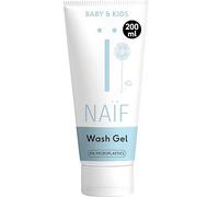 Naïf, Gel detergente per neonati e bambini, Ingredienti naturali, Deterge e si prende cura della pelle con oli naturali, Per bagnetto e doccia, 100% vegano e rispettoso dell'ambiente, 200ml