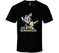 NAIFEN Joe Bonamassa Graphic Tee Unisex 100% Cotton Short-Sleeve T-Shirts Black M