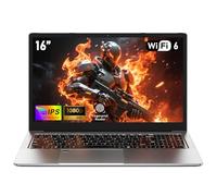 NAIKLULU 16 Pollici Gaming PC Portatile R7 5825U Processore (2,0 a 4,5 Ghz), 16GB RAM 1TB SSD Laptop Computer Portatile, 51.97Wh/Tastiera Retroilluminata/Sblocco con Impronte Digitali/Tipo-C/51.97Wh