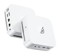 NAIKLULU Mini PC N95 (da 1,0 a 3,4 GHz) 16 GB RAM 512 GB SSD, Mini PC Win 11 Pro Desktop Computer Micro Desktop, Supporta schermi 4K, Tipo-C/USB 3.2/RJ45(Gigabit Ethernet)