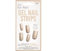 Nail Addict, strisce di gel per unghie, colore Cashmere Sands, curabili con lampada LED/UV, confezione da 1