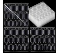 Nail Adhesive Tabs for Press, Waterproof Double-Sided Glue Stickers, Thin Invisible False Nail Glue, Easy Application for Beginners, Children, and Women