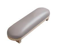 Nail Arm Rest For Nail Tech 39x11.5cm - Professional PU Leather Manicure Hand Rest With Wood Base | Ergonomic Stand Hand Pillow For Salon & Home DIY, Waterproof & Non-Slip Wrist Support