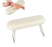 Nail Arm Rest, Manicure Hand Cushion, Support Bracket Pad, Soft Foam Filling, Elevated Structure, Slip-Resistant Base, Perfect for Nail Salons, Technicians, Beauty Studios, Desktops, 29x16.8x9.8cm