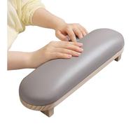 Nail Arm Rest, PU Covered Manicure Arm Rest, Non Slip Waterproof Stable Base, Comfortable Support For Nail Tech Salon Home Practice Station, Perfect Clients Beginners Professionals Students