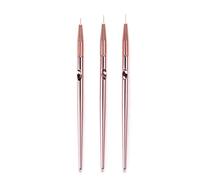 Nail Art Pennelli Set di Disegno Pittura Disegno Strumento Liner Pen 3Size Per La Casa Professionale Salon Nail Painting Strumenti Per La Punta Francese