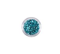 Nail Art Pietre di Vetro Schiacciato Glitter Punte 3D Decorazione Frammento di Cristallo Strass FAI DA TE Riempitivi Manicure Accessori Lago Blu
