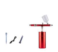 Nail art pistola a spruzzo gradiente vernice spray aerografo pennarello macchia colore torta colorazione verniciatura a pittura di bellezza for unghie Controllo Preciso(Black set (0.3))