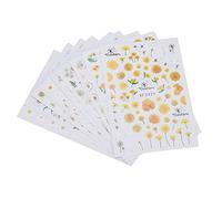 Nail Art Sticker 3D Marguerite Fiore autoadesivo fai te manicure decalcomanie strumento 9 pezzi set per la casa decorazione del salone di bellezza materiale cartaceo