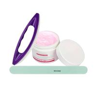 Nail Buffer Shine Kit - Buffing Cream Gloss Polishing Care Set, Natural Nail Finishing Smoothing Tool, Shine Grooming Accessory | Manicure Pedicure Cuticle Salon Home Women Beginners