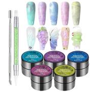 Nail Build Gel - 5 Piece UV Light Non-stick Hand Extender Glue - Effortless To Use | For Manicure Extension Sculpting Beginners Women Beauty & Personal Care Acrylic Home Professional Salon