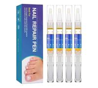 Nail Care Pen 4 pezzi Nail Renewal Hydration Pen, Strengthening Applicator Health Products for Daily Post Manicures, Women, Adulti, Manicure Lovers and Travel Salon, 12,5 x 1,2 x 1,2 cm