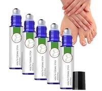 Nail Care Roll-On, Nail Shield Repair Stick per unghie danneggiate, Natural Strengthener, Shine Enhancer, Cuticle Hydration per unghie fragili, trattamento delle unghie sane (5 pezzi)