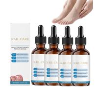 Nail Care Siero Nai/l Rigore per unghie danneggiate, Multipurpose Nai/l Riparazione per unghie fragili, Hard as Hoofs Strengthening Cream, Riparazione punte fragili & Cuticles Umidità (4)