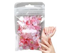 Nail Charm - 100 Pieces Bunny And Strawberry Decorations, Manicure Embellishment Set, Durable Fun Accessory | Cute Art For Daily Wear, Dating, Events, Styling, DIY Home Salon